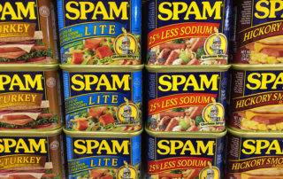 Cans of Spam